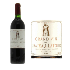 Chateau Latour 1982 (RP100) Robert Parker's Wine Advocate 100 James Suckling 98 Wine Spectator 9